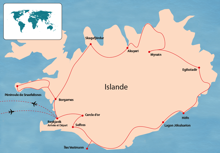 Carte Islande Avec Temps Trajet Carte Islande Avec Temps Trajet