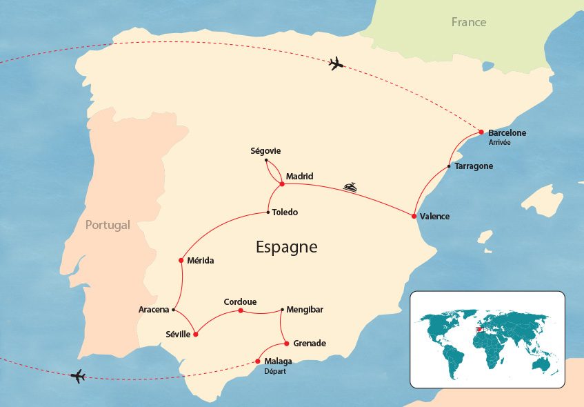 Espagne map Espagne map