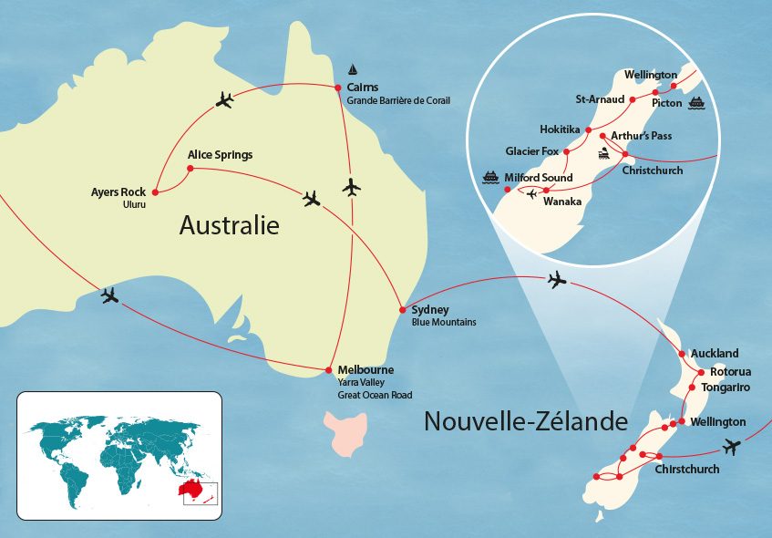Passion Australie et NouvelleZélande 14 novembre au 6 décembre 2020