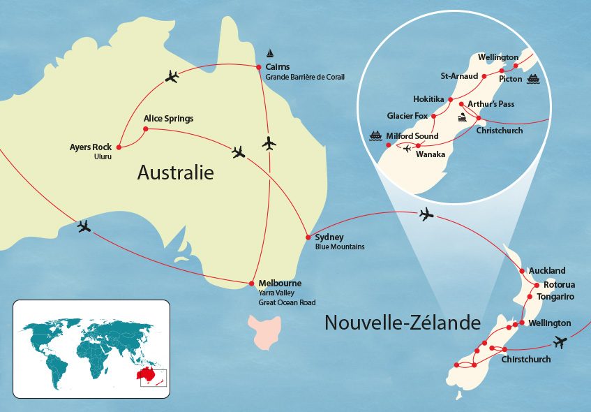 voyage nouvelle zelande et australie
