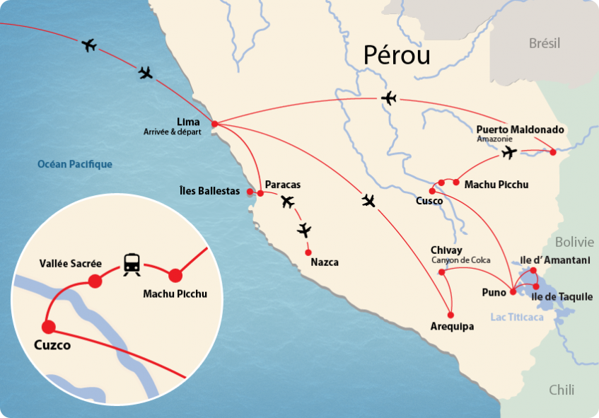 Pérou map Pérou map