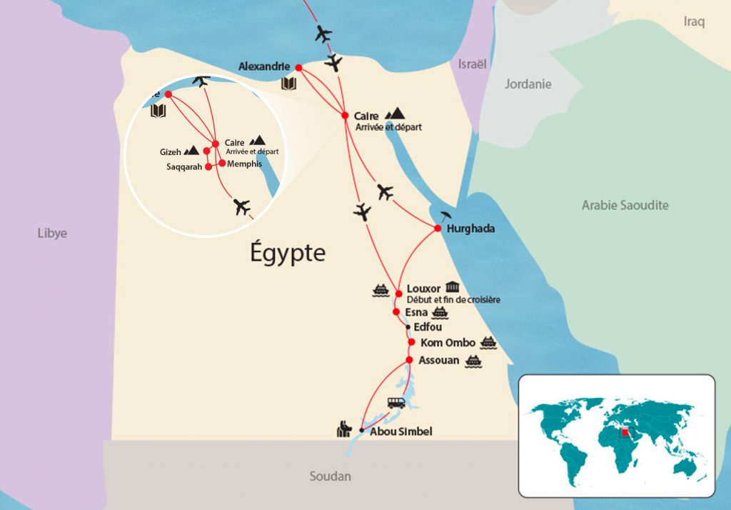 Égypte map Égypte map