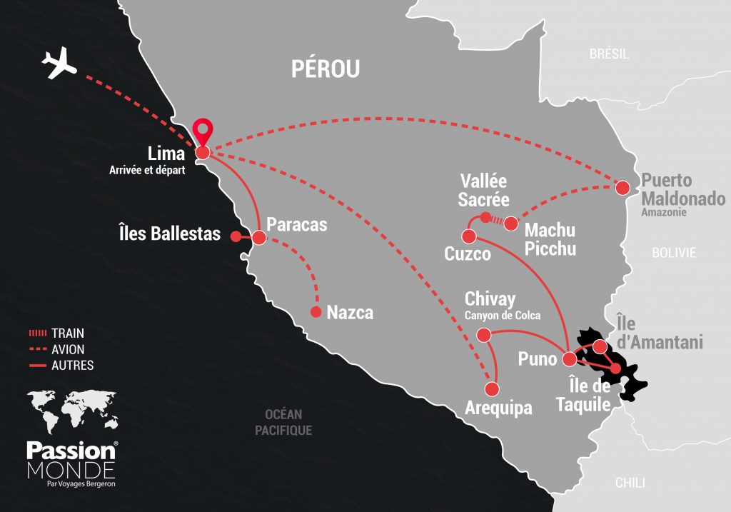 Pérou map