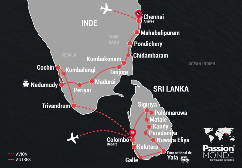 voyage inde et sri lanka