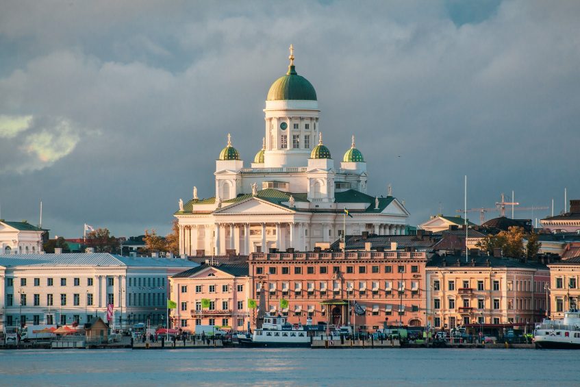 Arrivée au port d'Helsinki