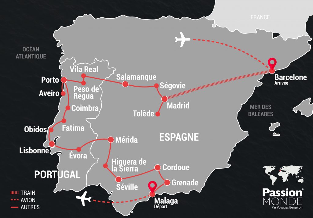 Espagne et Portugal map Espagne et Portugal map