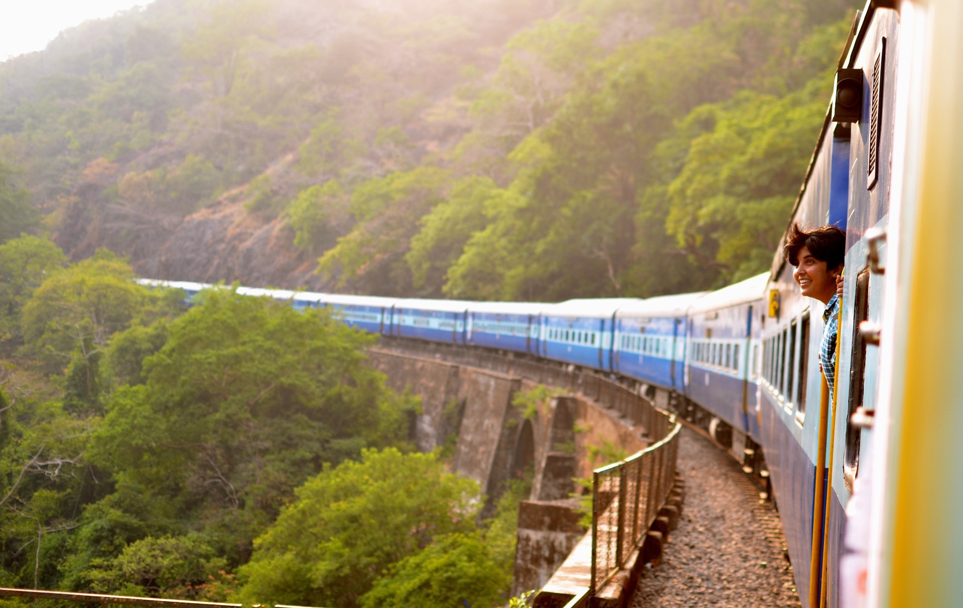 je voyage en train