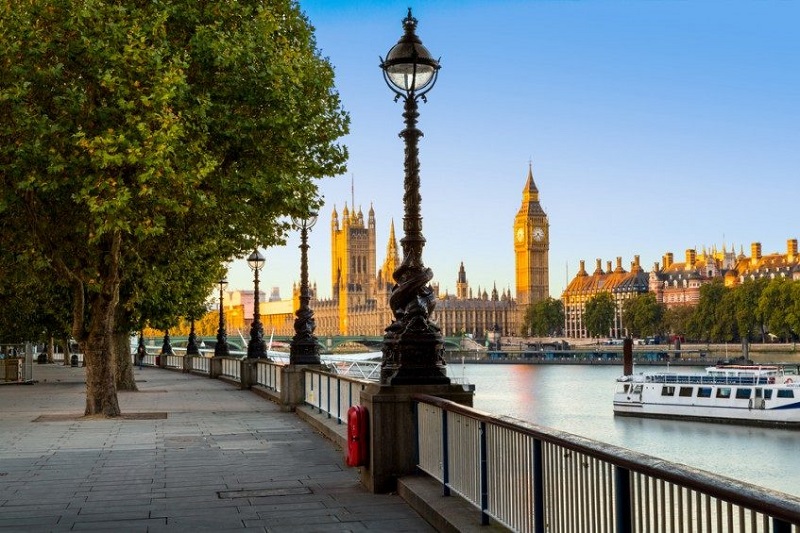 Arrivée à Londres