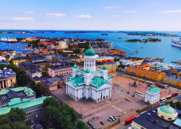 Arrivée au port d'Helsinki - Ivalo (vol)