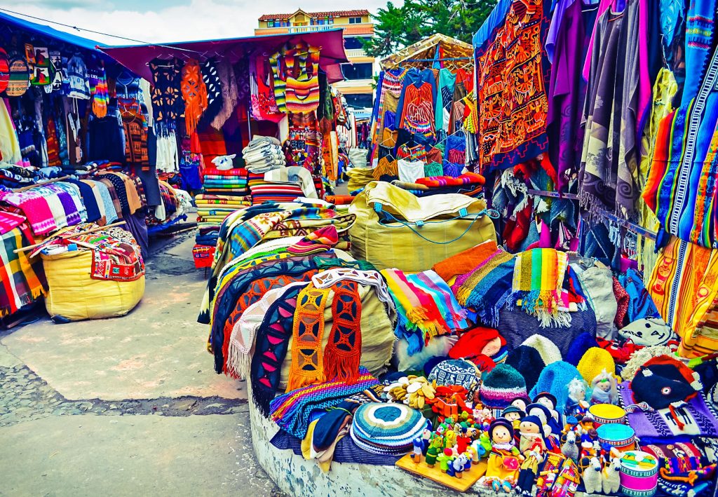 Otavalo  Marché public - Village de Peguche - Papallacta