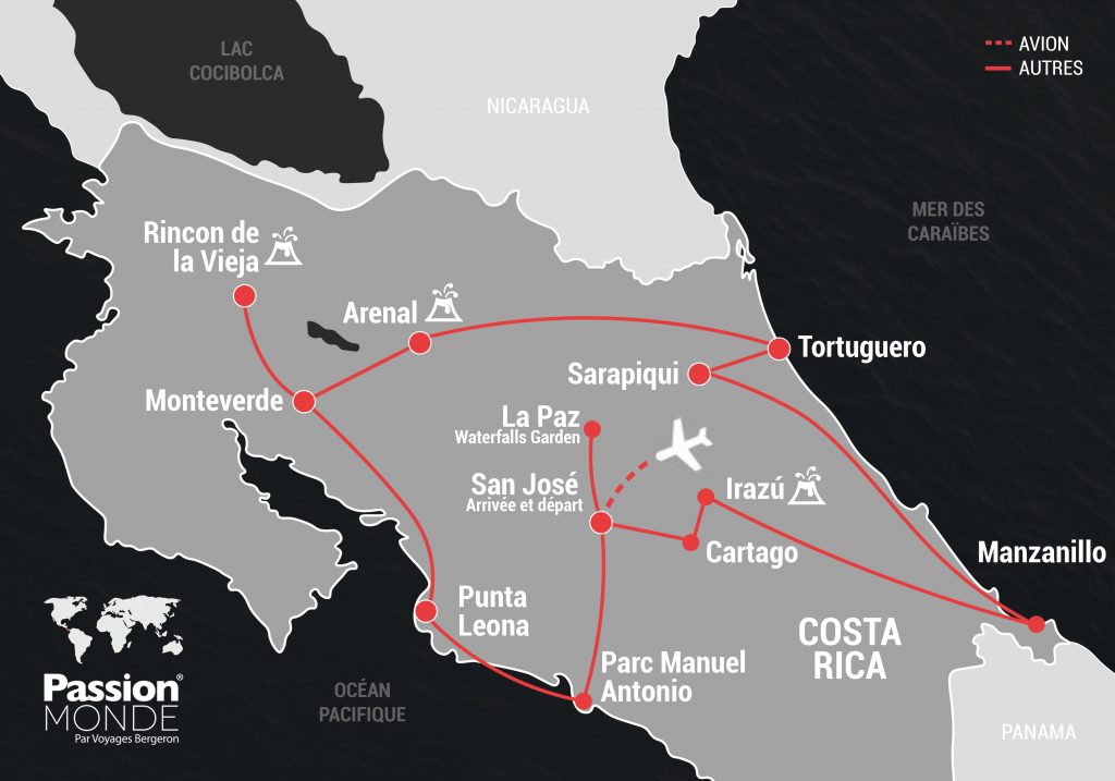 Costa Rica map Costa Rica map