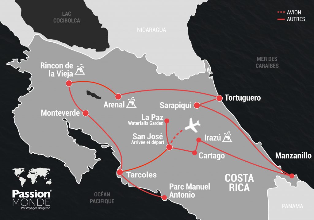 Costa Rica map Costa Rica map