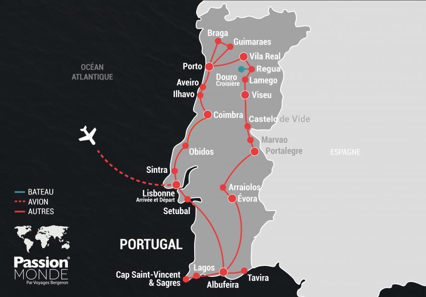 Portugal map