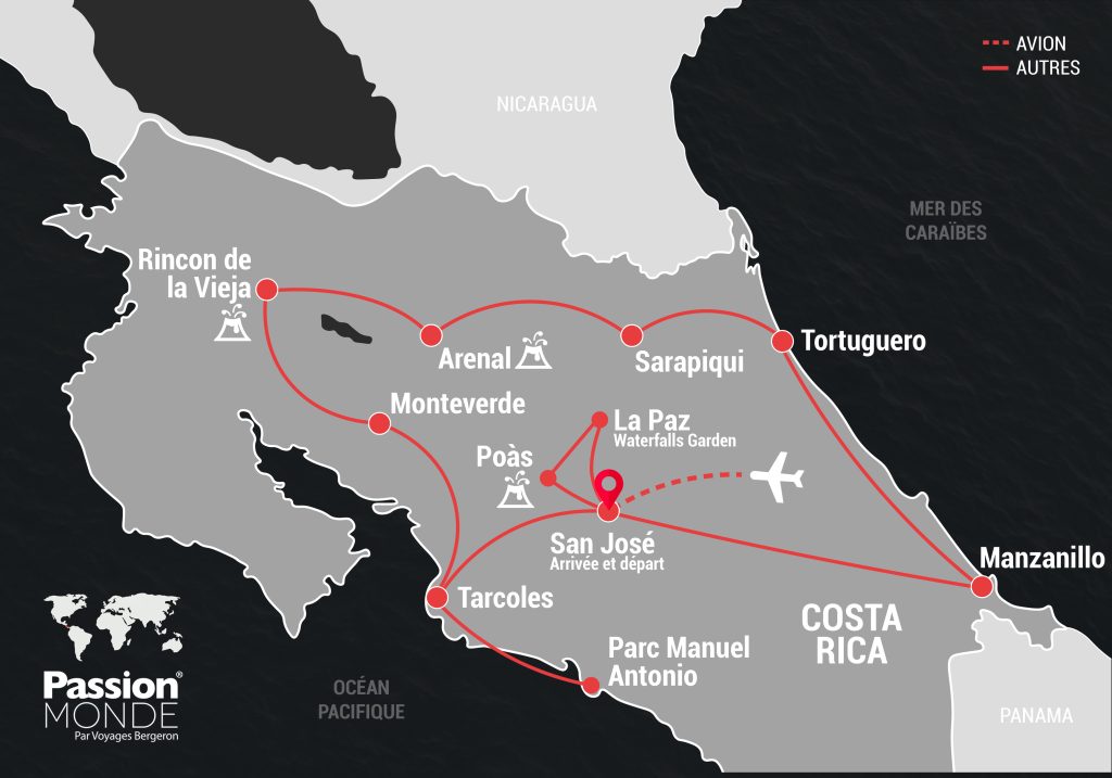 Costa Rica map Costa Rica map