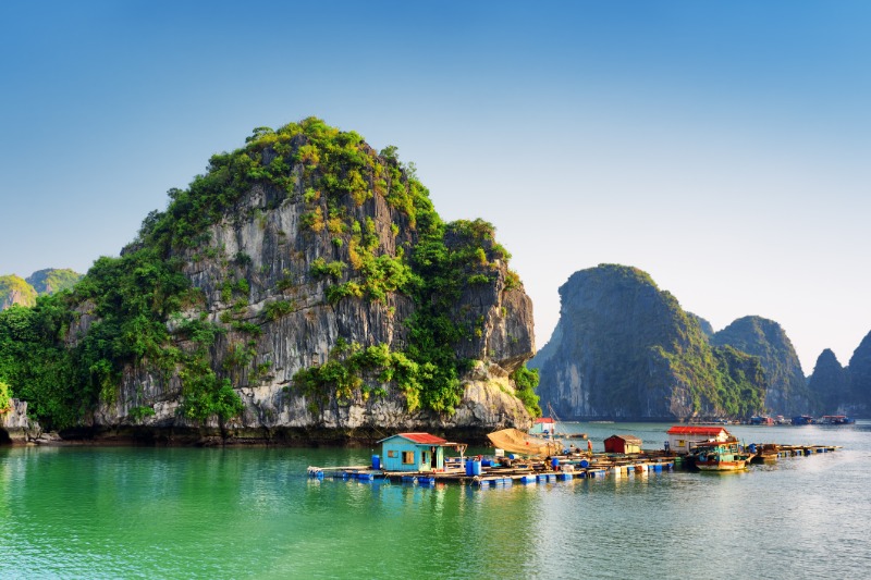 Baie d&#039;Halong  Viet Hai - Croisière