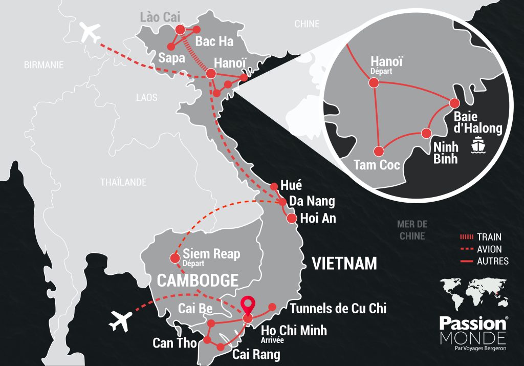 Vietnam et Cambodge map Vietnam et Cambodge map