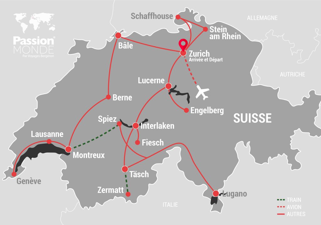 Suisse map