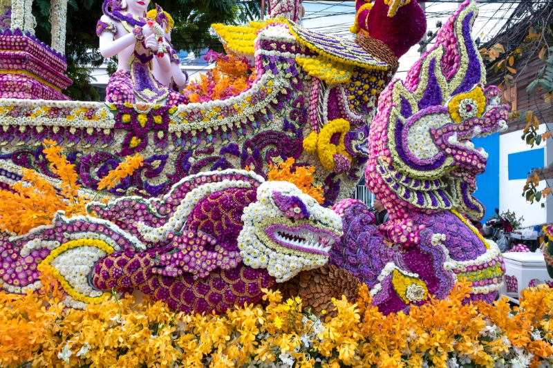 Chiang Mai  Festival des Fleurs