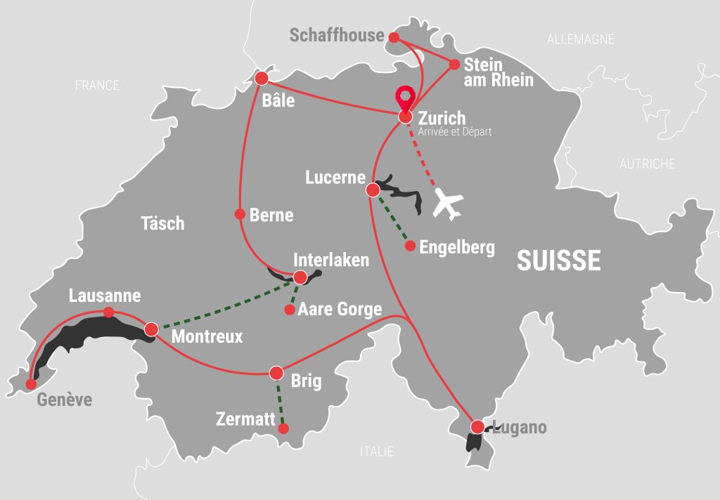 Suisse map