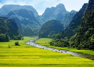 Ninh Binh - Baie d'Halong terrestre - Hanoi - Train de nuit