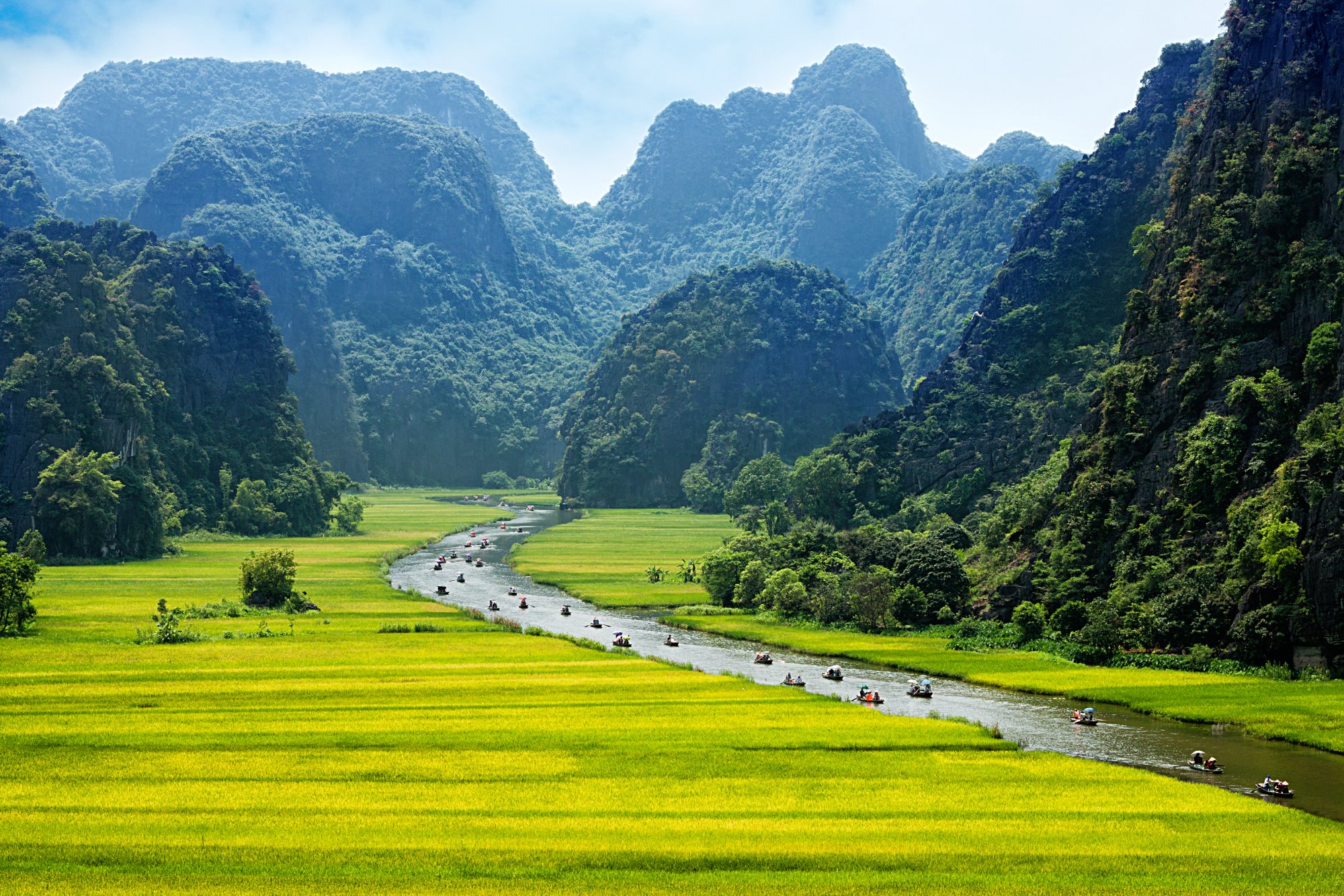 Ninh Binh - Baie d'Halong terrestre - Hanoi - Train de nuit