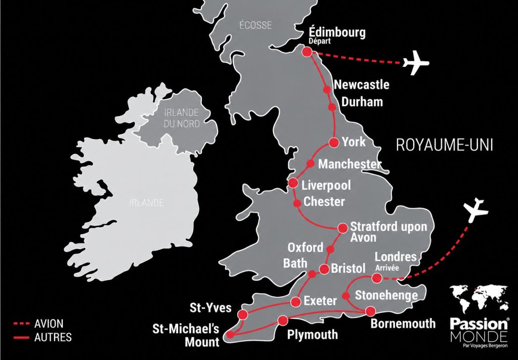 Angleterre map